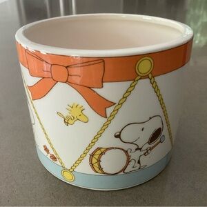 PEANUTS - Rare, Vintage Ceramic Open Jar